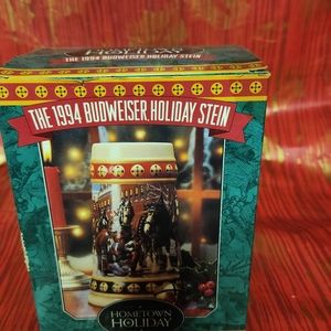 BUDWEISER HOLIDAY STEIN  1994